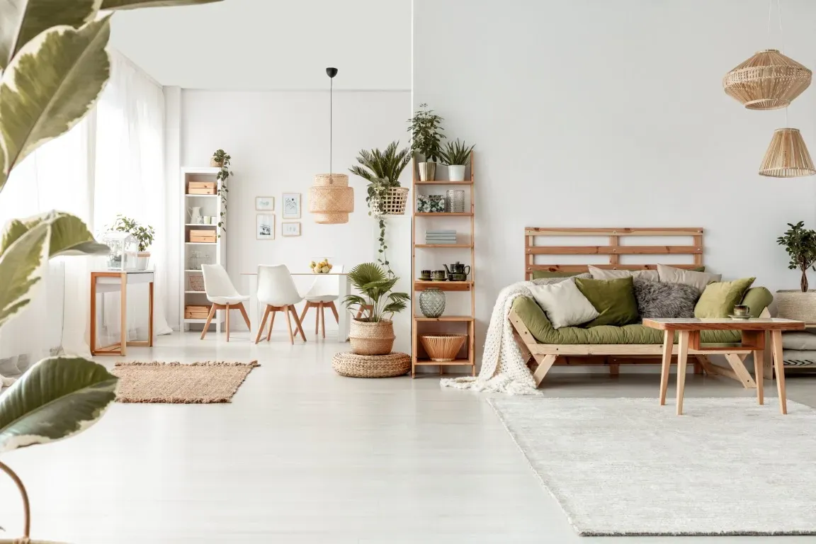 décoration pour maison verte